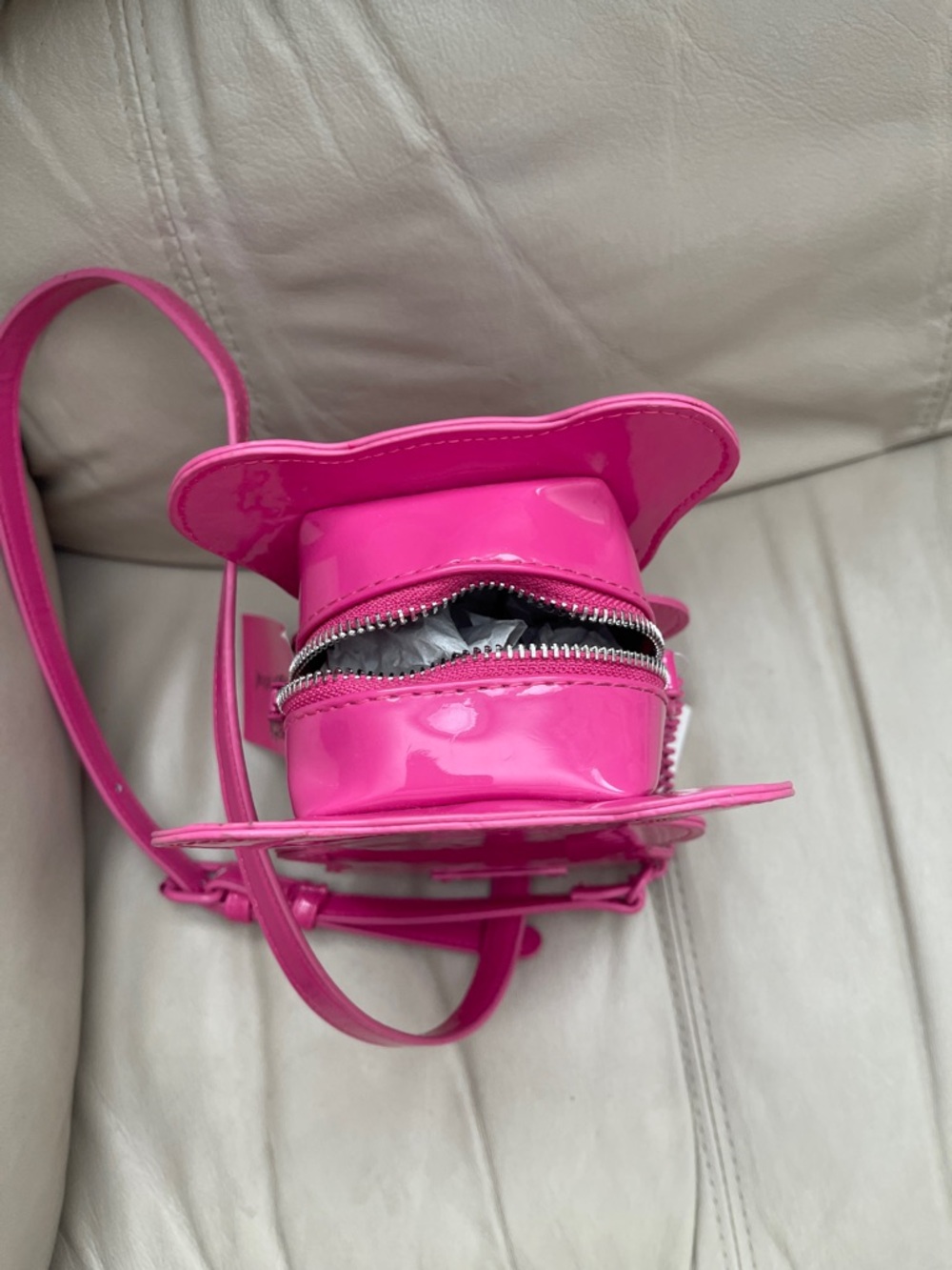 Betsey Johnson Teddy Gummy Bear OX Candy Crossbody Bag Pink - Picture 8 of 9